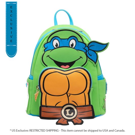 Pop Weasel Image of Teenage Mutant Ninja Turtles (TV 1987) - Leonardo US Exclusive Cosplay Mini Backpack [RS] - Loungefly