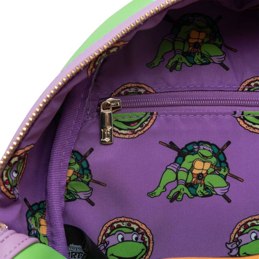 Pop Weasel - Image 8 of Teenage Muntant Ninja Turtles (TV 1987) - Donatello Cosplay Mini Backpack US Exclusive [RS] - Loungefly - Bags, Wallets & Purses - Image - Pop Weasel