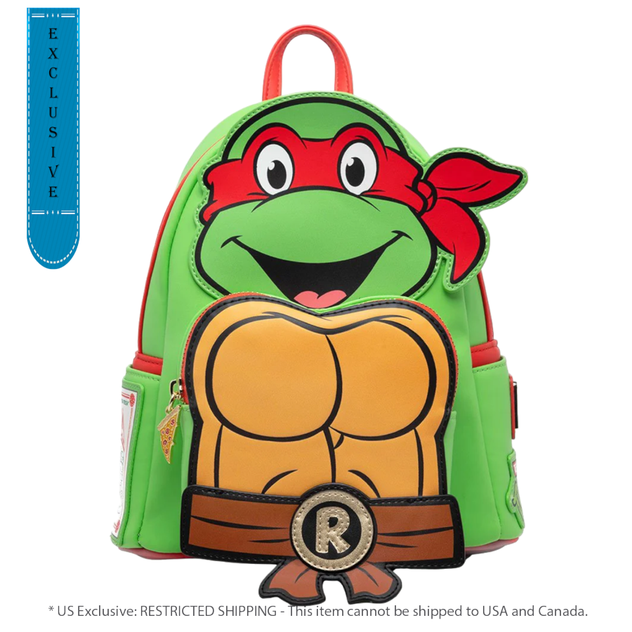 Teenage Muntant Ninja Turtles (TV 1987) - Raphael Cosplay Mini Backpack US Exclusive [RS] - Loungefly - Bags, Wallets & Purses - Image - Pop Weasel