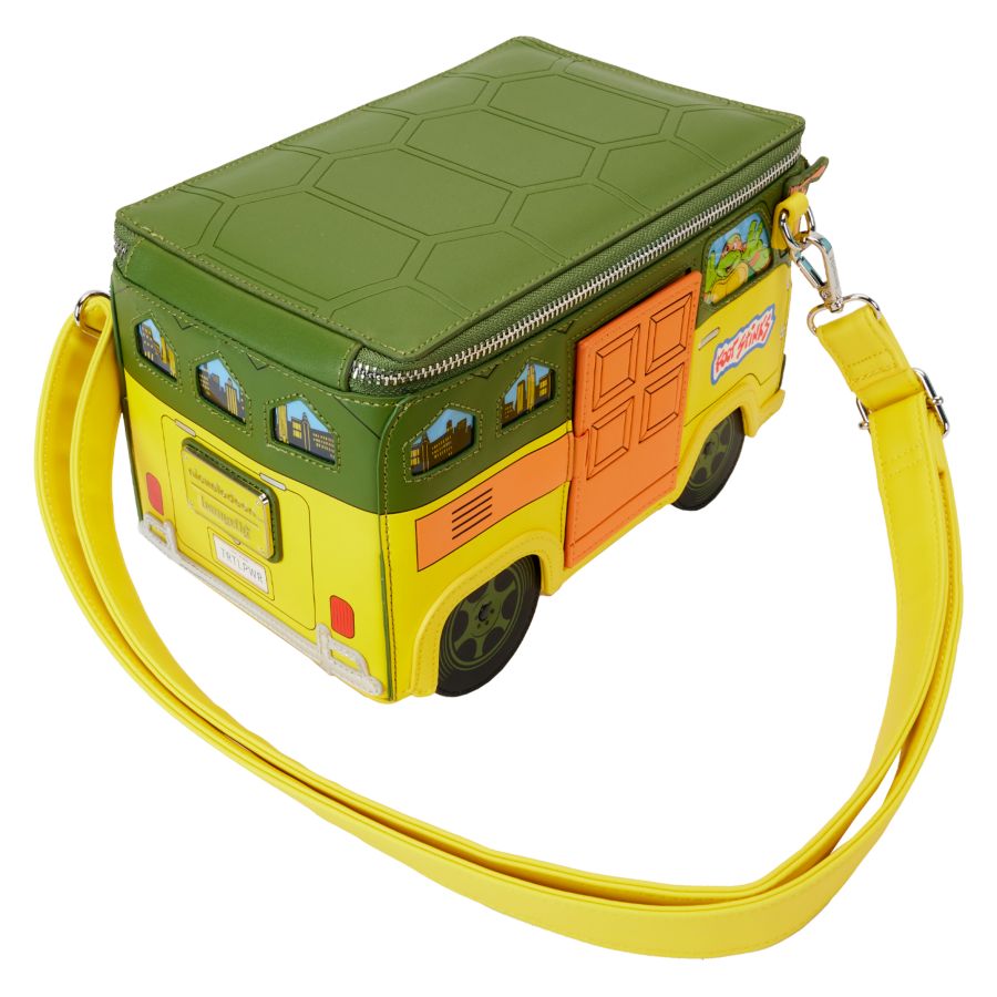 Image Pop Weasel - Image 4 of Teenage Mutant Ninja Turtles: 40th Anniversary - Party Wagon Figural Crossbody Bag - Loungefly