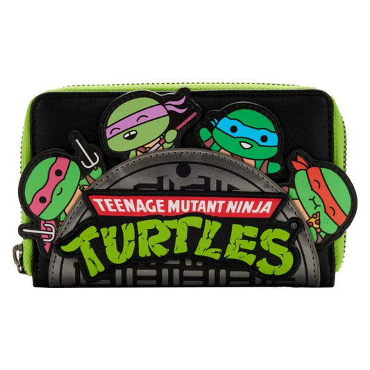 Pop Weasel Image of Teenage Mutant Ninja Turtles (TV 1987) - Sewer Cap Zip Purse - Loungefly