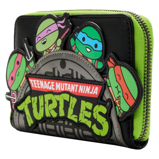 Pop Weasel - Image 2 of Teenage Mutant Ninja Turtles (TV 1987) - Sewer Cap Zip Purse - Loungefly