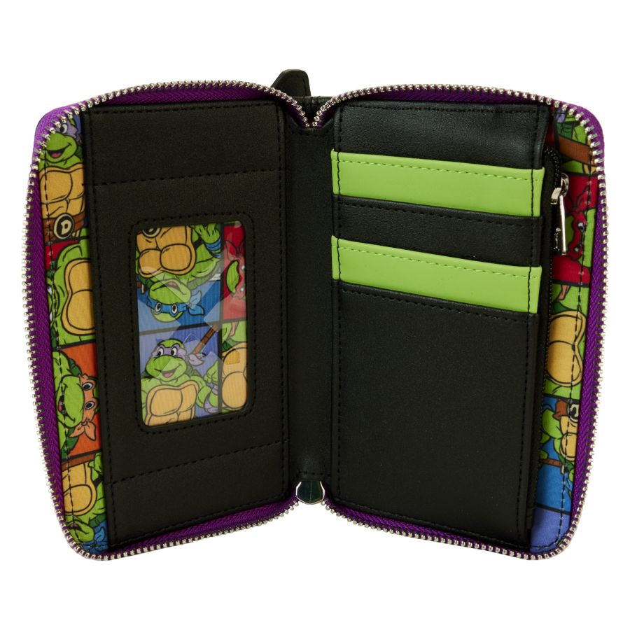 Image Pop Weasel - Image 6 of Teenage Mutant Ninja Turtles: 40th Anniversary - Vintage Arcade Zip Around Wallet - Loungefly - Bags, Wallets & Purses - Image - Pop Weasel