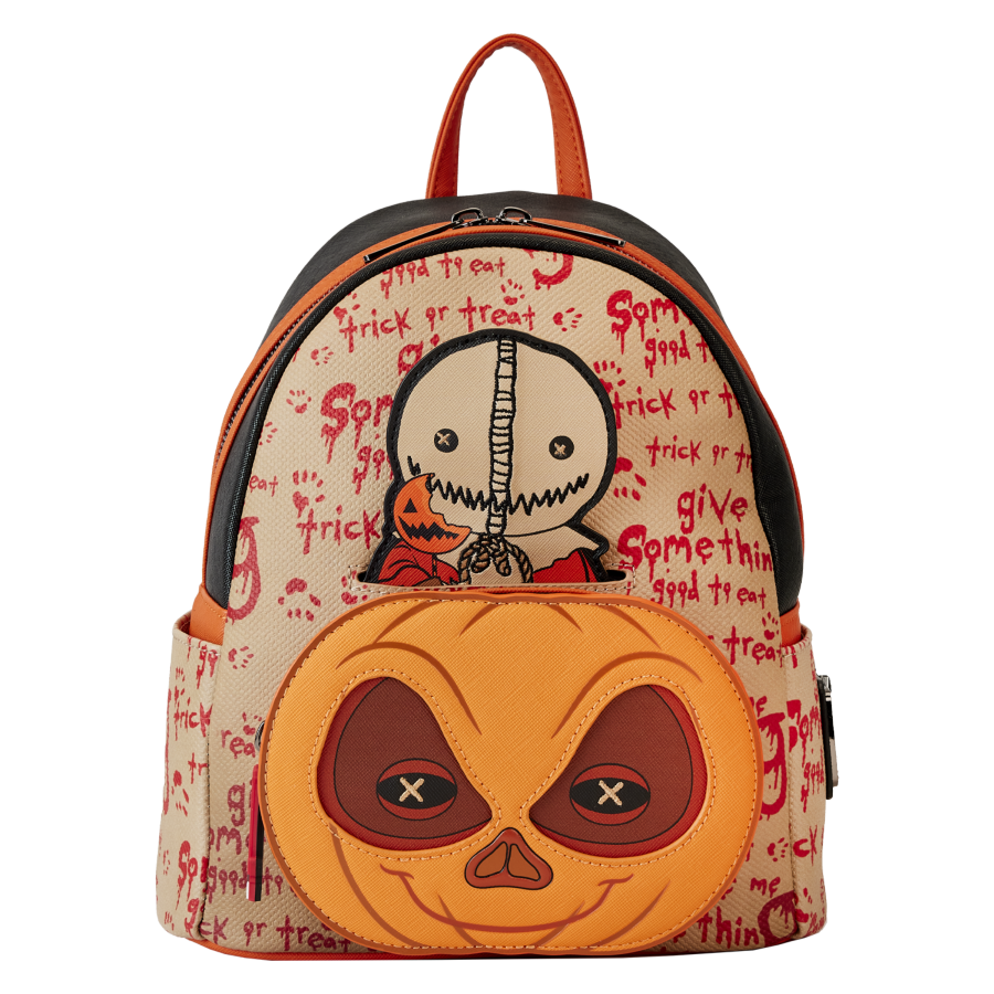 Pop Weasel Image of Trick 'R Treat - Pumpkin Cosplay Mini Backpack - Loungefly - Bags, Wallets & Purses - Image - Pop Weasel