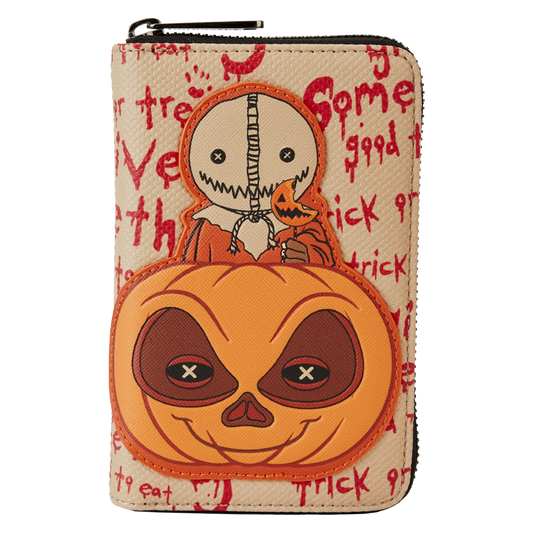 Pop Weasel Image of Trick 'R Treat - Sam Zip Wallet - Loungefly