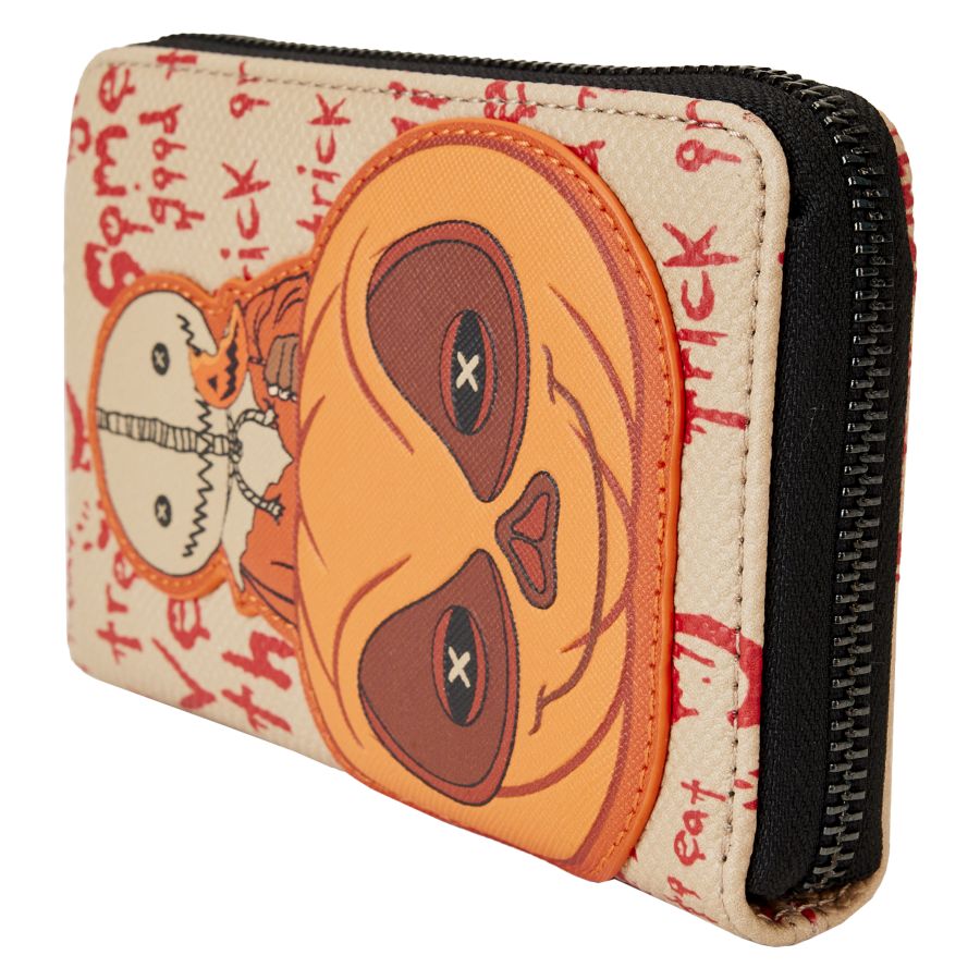 Pop Weasel - Image 2 of Trick 'R Treat - Sam Zip Wallet - Loungefly - Bags, Wallets & Purses - Image - Pop Weasel