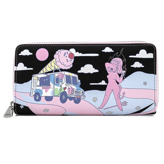 Pop Weasel Image of Valfre - Lucy Ice Cream Truck Zip Purse - Loungefly