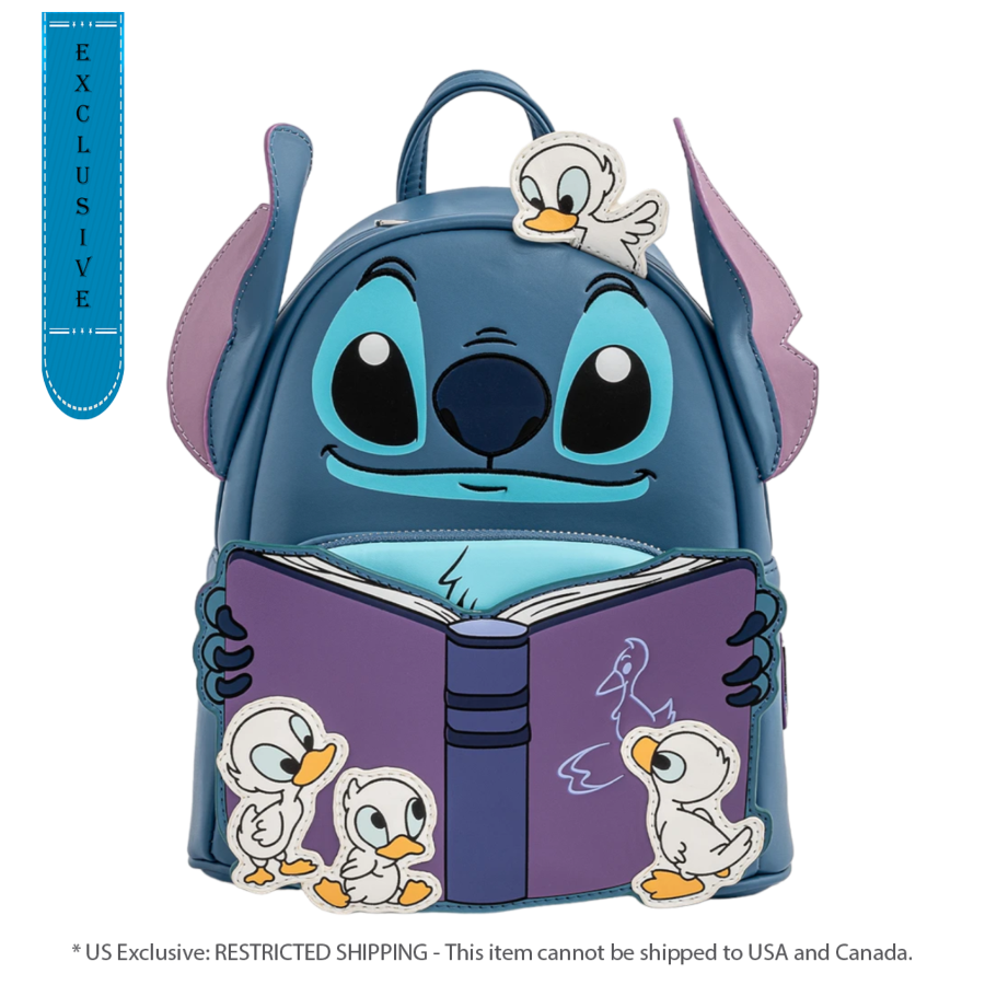 Pop Weasel Image of Lilo & Stitch - StoryTime Duckies US Exclusive Mini Backpack [RS] - Loungefly - Bags, Wallets & Purses - Image - Pop Weasel