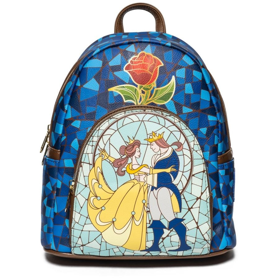 Pop Weasel Image of Beauty and the Beast (1991) - Stain Glass US Exclusive Mini Backpack [RS] - Loungefly - Bags, Wallets & Purses - Image - Pop Weasel