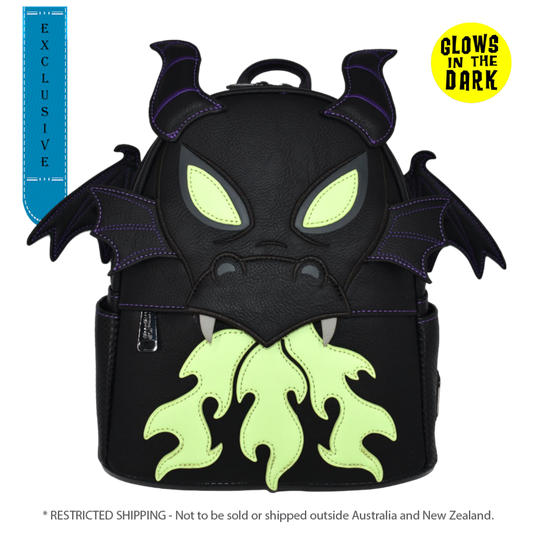 Pop Weasel Image of Disney - Maleficent Dragon US Exclusive Mini Backpack [RS] - Loungefly