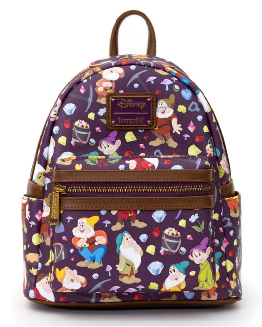 Pop Weasel Image of Snow White and the Seven Dwarfs (1937) - Seven Dwarfs US Exclusive Mini Backpack [RS] - Loungefly