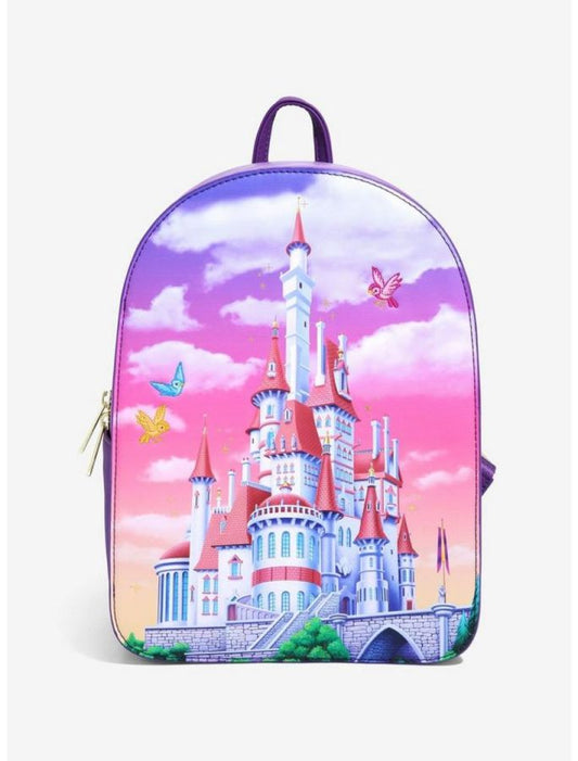 Pop Weasel - Image 2 of Beauty and the Beast (1991) - Castle Snap Flap US Exclusive Mini Backpack [RS] - Loungefly