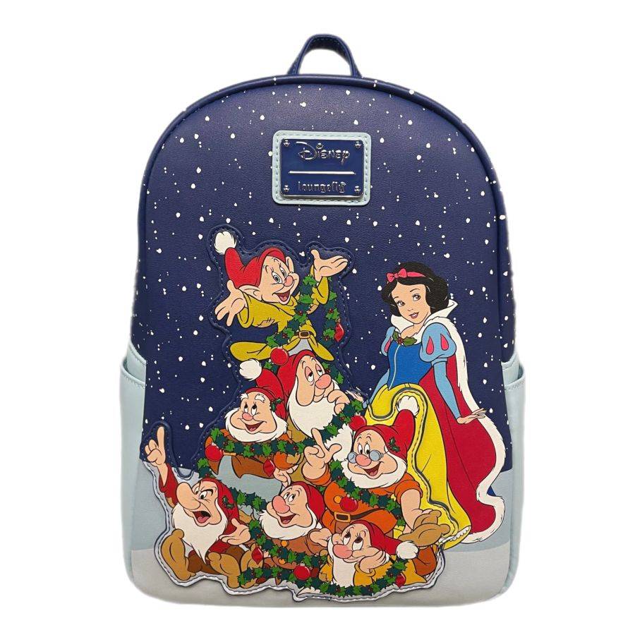 Pop Weasel Image of Snow White (1937) - Dwarfs Christmas US Exclusive Backpack [RS] - Loungefly - Bags, Wallets & Purses - Image - Pop Weasel