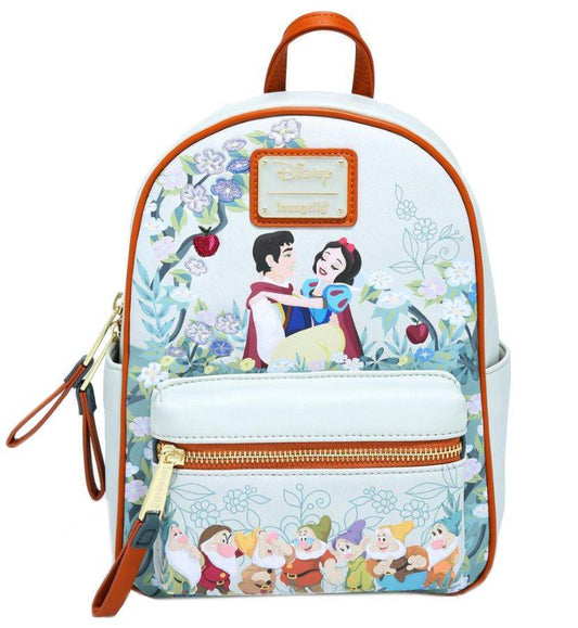 Pop Weasel Image of Snow White and the Seven Dwarfs (1937) - Floral US Exclusive Mini Backpack [RS] - Loungefly