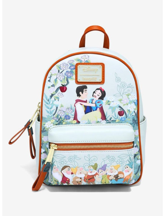 Pop Weasel - Image 2 of Snow White and the Seven Dwarfs (1937) - Floral US Exclusive Mini Backpack [RS] - Loungefly