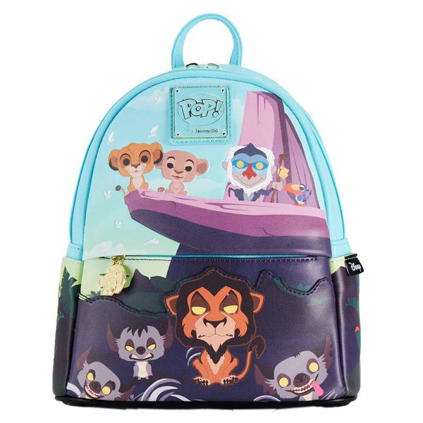 Pop Weasel Image of The Lion King (1994) - Pride Rock Mini Backpack - Loungefly