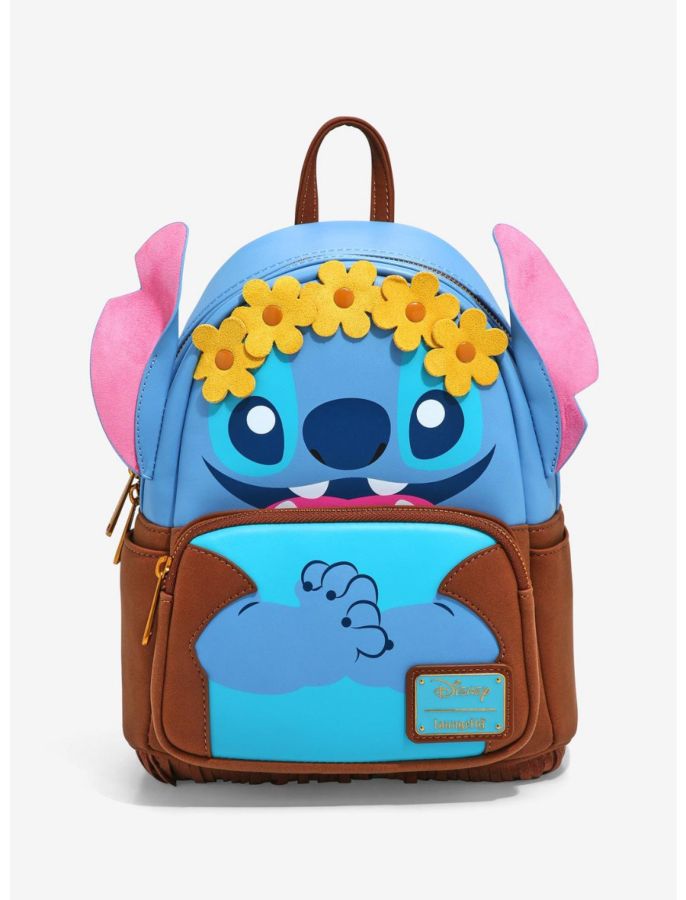 Pop Weasel - Image 3 of Lilo & Stitch - Hippie Stitch US Exclusive Mini Backpack [RS] - Loungefly - Bags, Wallets & Purses - Image - Pop Weasel