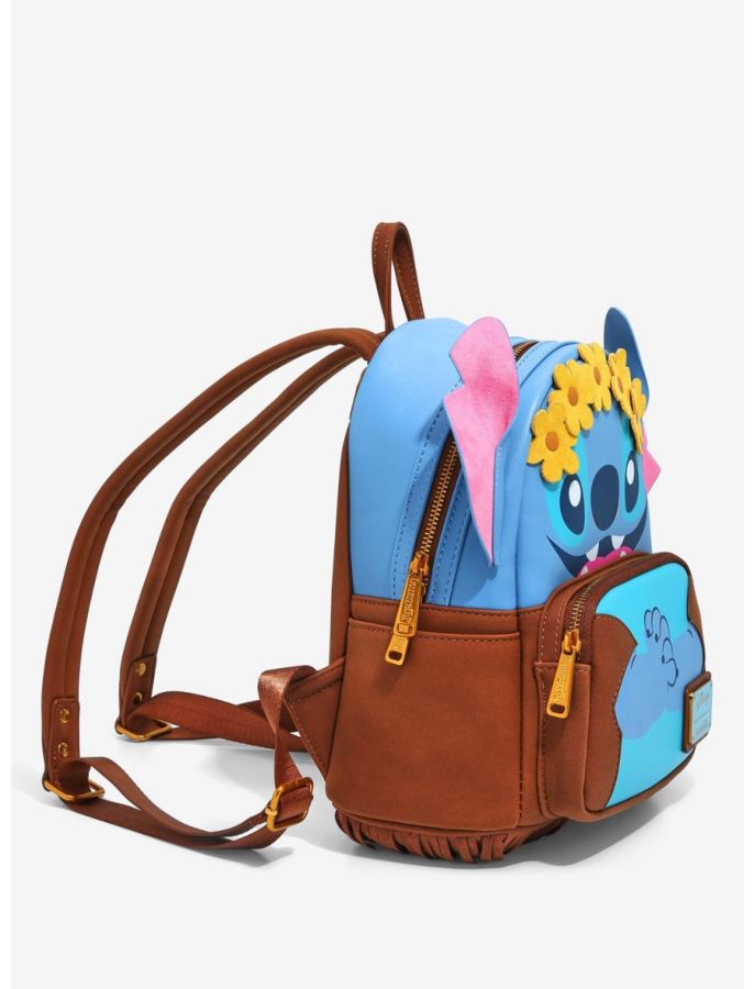 Pop Weasel - Image 4 of Lilo & Stitch - Hippie Stitch US Exclusive Mini Backpack [RS] - Loungefly - Bags, Wallets & Purses - Image - Pop Weasel