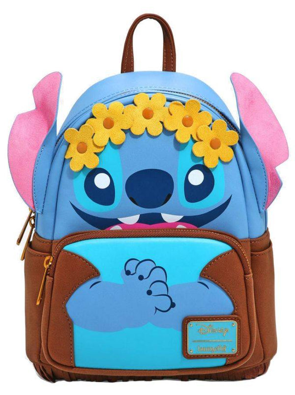 Pop Weasel Image of Lilo & Stitch - Hippie Stitch US Exclusive Mini Backpack [RS] - Loungefly
