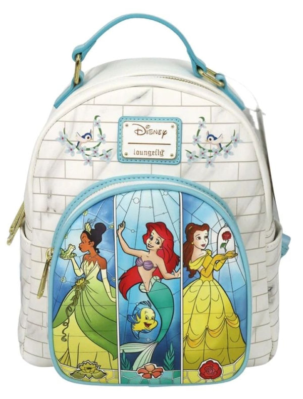 Pop Weasel Image of Disney Princess - Stained Glass US Exclusive Backpack [RS] - Loungefly