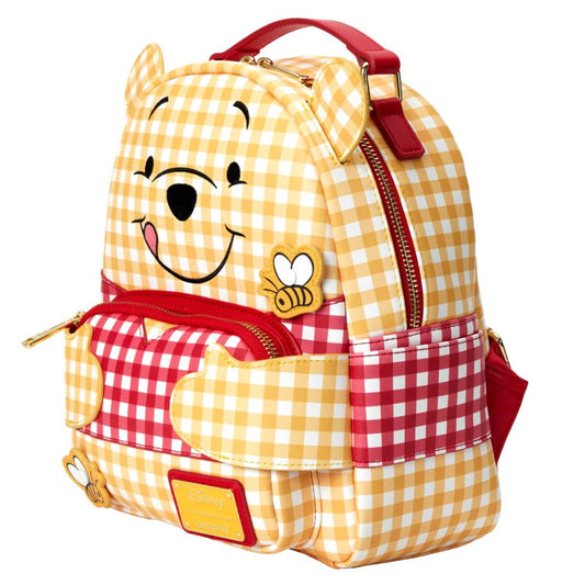 Image Pop Weasel - Image 2 of Winnie the Pooh - Pooh Gingham Mini Backpack - Loungefly