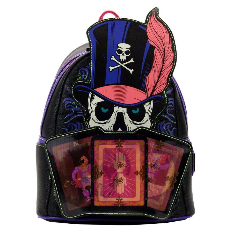 Pop Weasel Image of Princess and the Frog - Facilier Glow Lenticular Mini Backpack - Loungefly - Bags, Wallets & Purses - Image - Pop Weasel