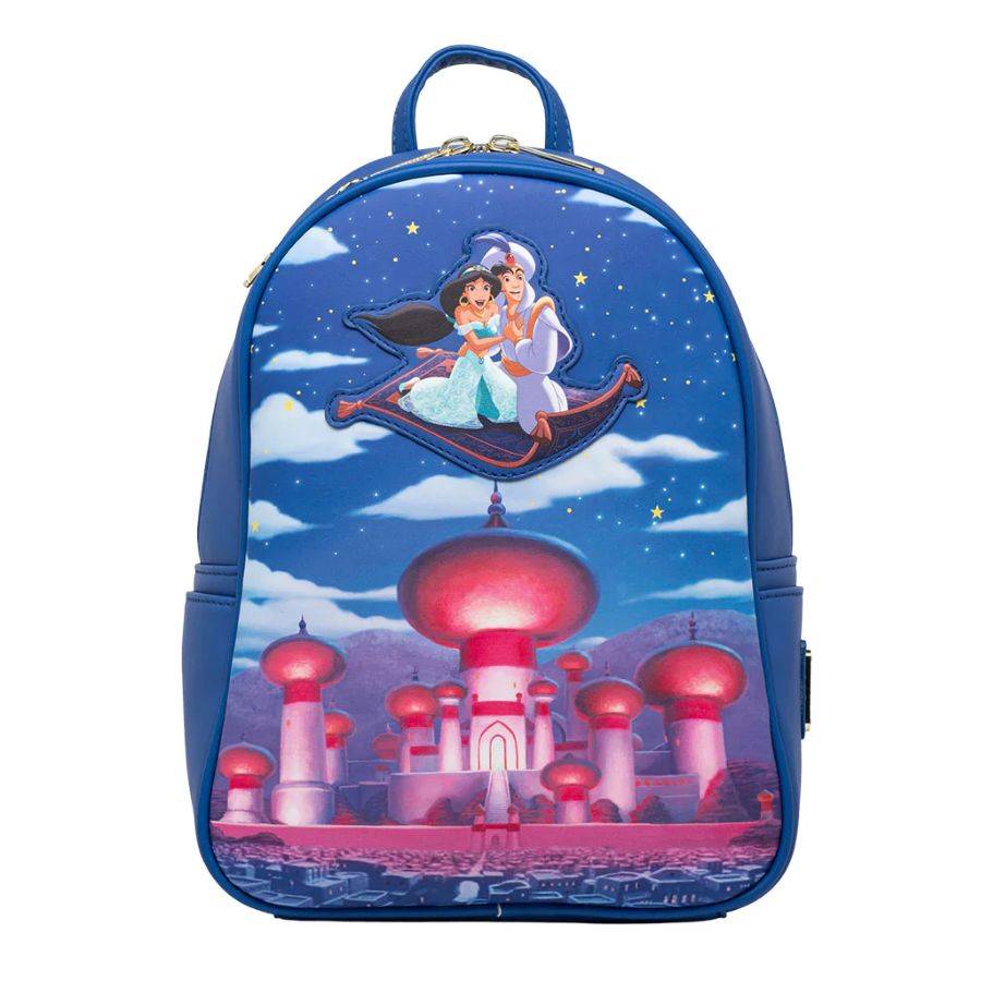 Pop Weasel Image of Aladdin (1992) - Aladdin and Jasmine Magic Carpet Ride US Exclusive Mini Backpack [RS] - Loungefly - Bags, Wallets & Purses - Image - Pop Weasel