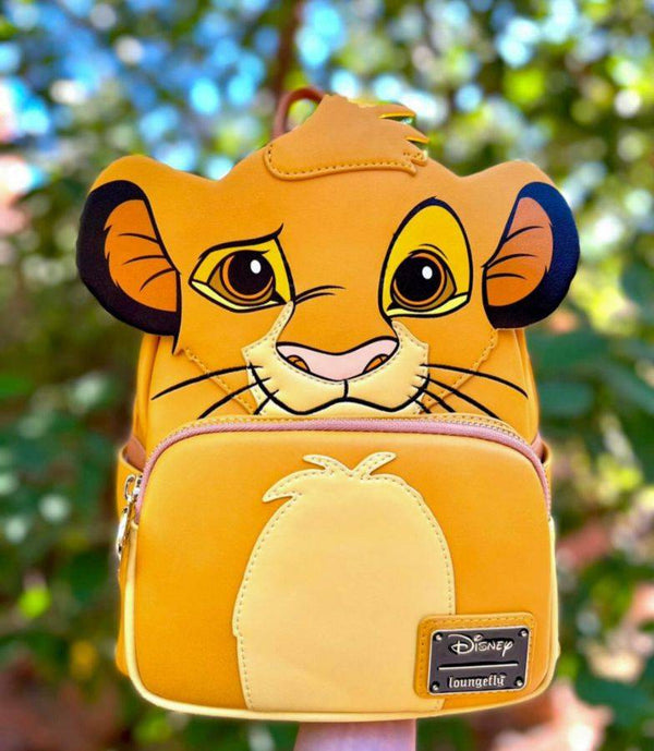 Pop Weasel Image of Lion King (1994) - Simba US Exclusive Mini Backpack [RS] - Loungefly