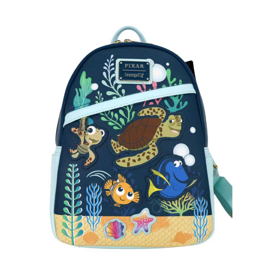 Pop Weasel Image of Finding Nemo - Crush Surf's Up Us Exclusive Mini Backpack [RS] - Loungefly - Bags, Wallets & Purses - Image - Pop Weasel