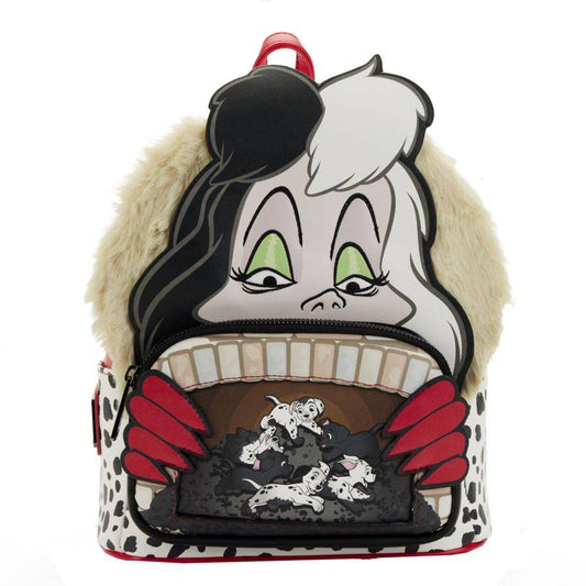 Pop Weasel Image of 101 Dalmatians (1961) - Cruella Scene Mini Backpack - Loungefly