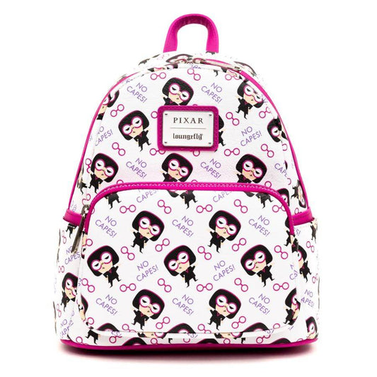 Pop Weasel Image of Incredibles - Edna Mode "No Capes" Print US Exclusive Mini Backpack [RS] - Loungefly