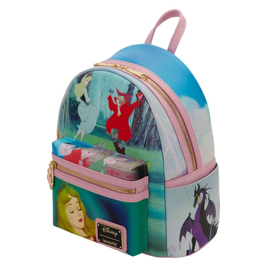 Pop Weasel - Image 3 of Sleeping Beauty - Princess Scene Mini Backpack - Loungefly - Bags, Wallets & Purses - Image - Pop Weasel