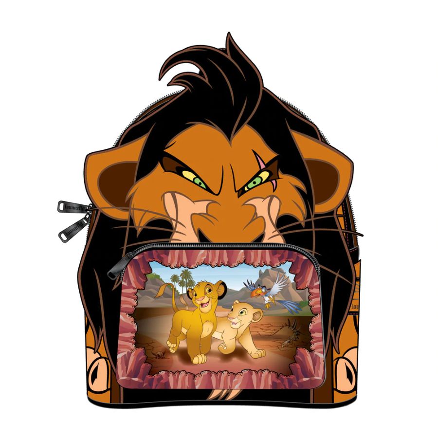 Pop Weasel - Image 2 of The Lion King (1994) - Scar Scene Mini Backpack - Loungefly - Bags, Wallets & Purses - Image - Pop Weasel