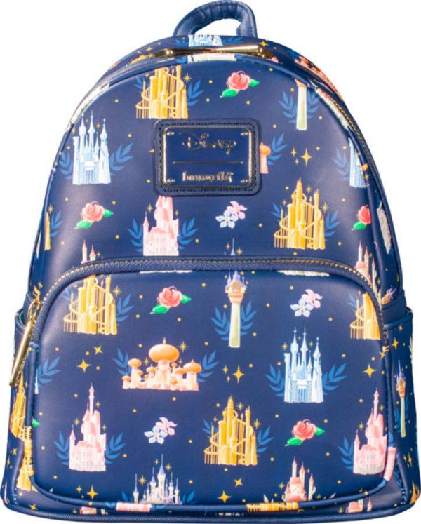 Pop Weasel Image of Disney Princess - Castle US Exclusive Mini Backpack [RS] - Loungefly