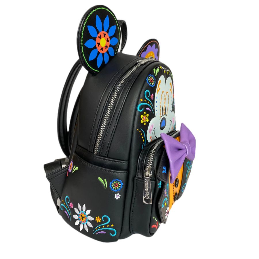 Pop Weasel - Image 3 of Disney - Mickey Mouse Sugar Skull US Exclusive Mini Backpack [RS] - Loungefly - Bags, Wallets & Purses - Image - Pop Weasel