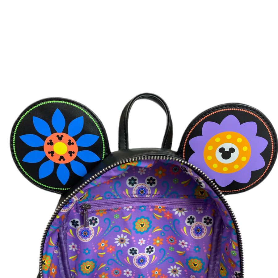 Pop Weasel - Image 6 of Disney - Mickey Mouse Sugar Skull US Exclusive Mini Backpack [RS] - Loungefly - Bags, Wallets & Purses - Image - Pop Weasel