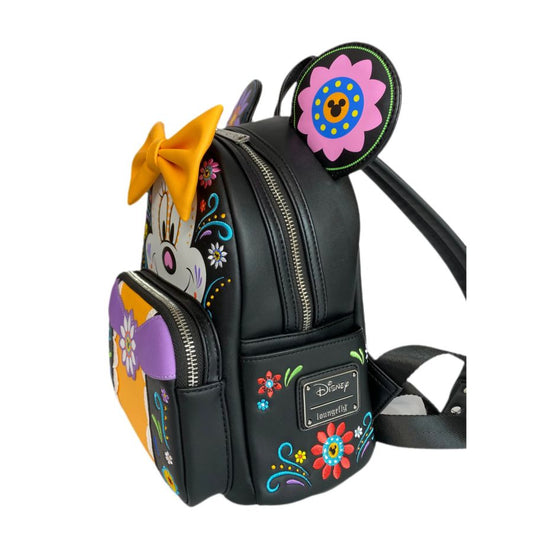 Pop Weasel - Image 2 of Disney - Minnie Mouse Sugar Skull US Exclusive Mini Backpack [RS] - Loungefly