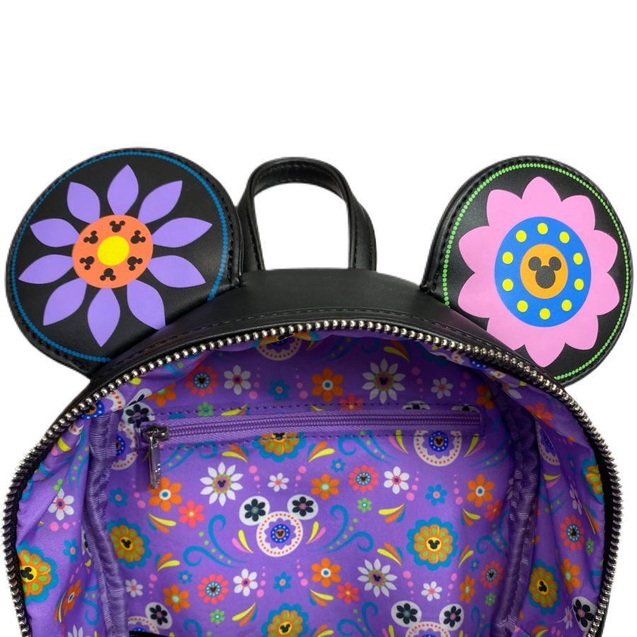 Pop Weasel - Image 6 of Disney - Minnie Mouse Sugar Skull US Exclusive Mini Backpack [RS] - Loungefly - Bags, Wallets & Purses - Image - Pop Weasel