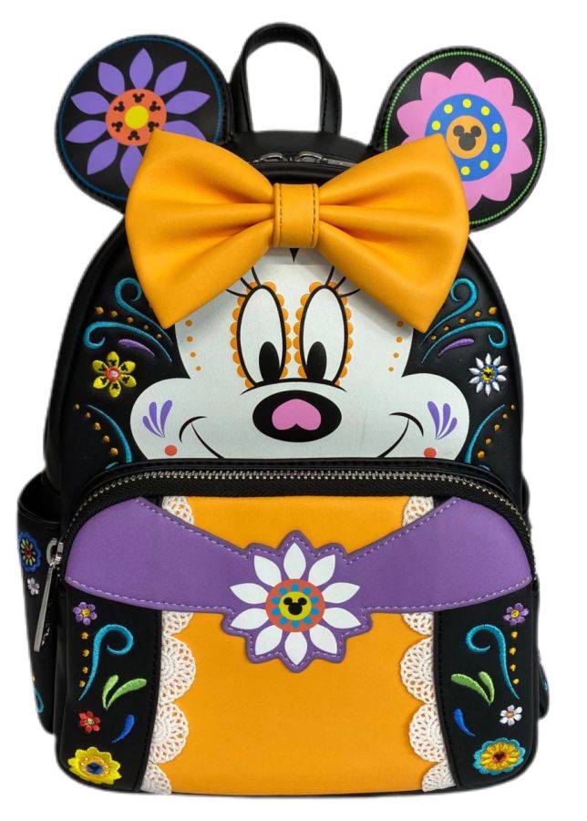 Pop Weasel Image of Disney - Minnie Mouse Sugar Skull US Exclusive Mini Backpack [RS] - Loungefly - Bags, Wallets & Purses - Image - Pop Weasel