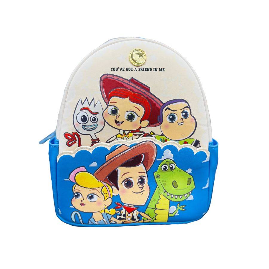 Pop Weasel Image of Toy Story 4 - Chibi Characters US Exclusive Mini Backpack [RS] - Loungefly - Bags, Wallets & Purses - Image - Pop Weasel