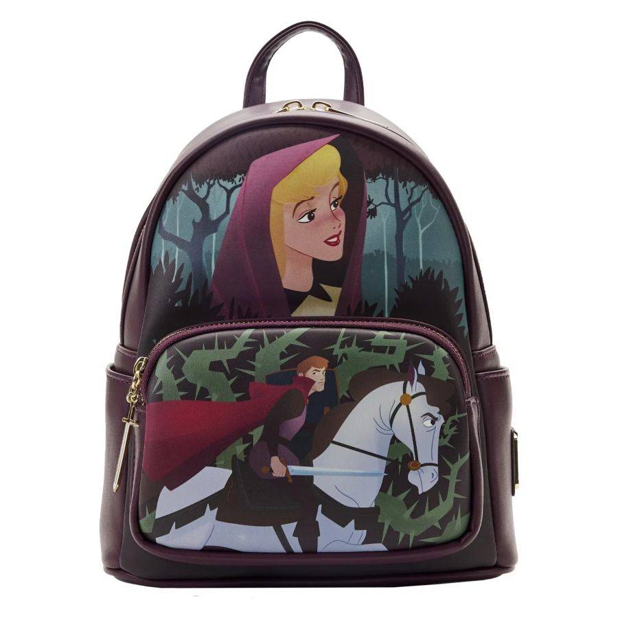 Pop Weasel Image of Sleeping Beauty - Aurora Scene US Exclusive Mini Backpack [RS] - Loungefly - Bags, Wallets & Purses - Image - Pop Weasel