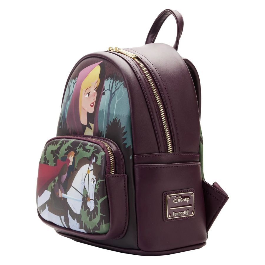 Pop Weasel - Image 2 of Sleeping Beauty - Aurora Scene US Exclusive Mini Backpack [RS] - Loungefly - Bags, Wallets & Purses - Image - Pop Weasel