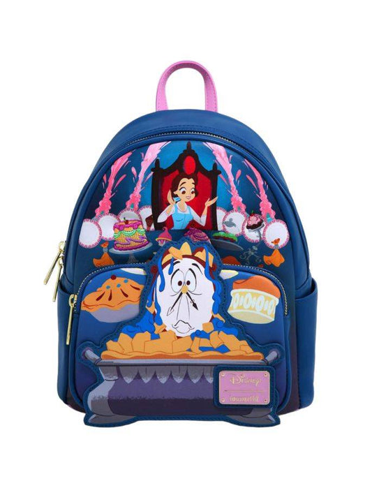 Pop Weasel Image of Beauty and the Beast (1991) - Be Our Guest US Exclusive Mini Backpack [RS] - Loungefly