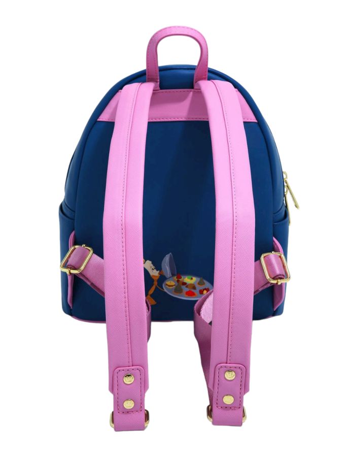 Pop Weasel - Image 3 of Beauty and the Beast (1991) - Be Our Guest US Exclusive Mini Backpack [RS] - Loungefly - Bags, Wallets & Purses - Image - Pop Weasel