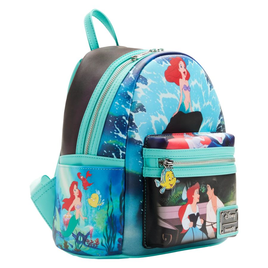 Pop Weasel - Image 3 of The Little Mermaid (1989) - Princess Scenes Mini Backpack - Loungefly - Bags, Wallets & Purses - Image - Pop Weasel