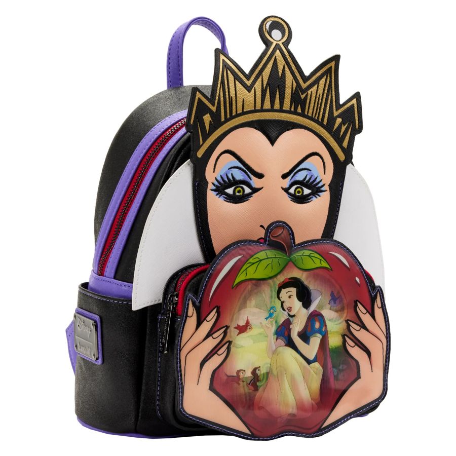 Pop Weasel - Image 3 of Snow White (1937) - Evil Queen Apple Mini Backpack - Loungefly - Bags, Wallets & Purses - Image - Pop Weasel