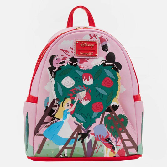 Pop Weasel Image of Alice in Wonderland (1951) - Painting Roses Mini Backpack - Loungefly