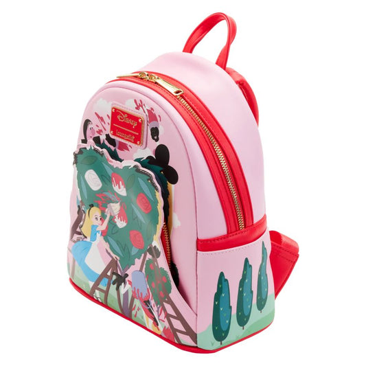 Pop Weasel - Image 2 of Alice in Wonderland (1951) - Painting Roses Mini Backpack - Loungefly