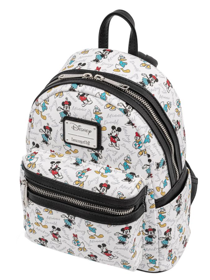 Pop Weasel - Image 3 of Disney - Friends Print Black Trim US Exclusive Mini Backpack [RS] - Loungefly - Bags, Wallets & Purses - Image - Pop Weasel