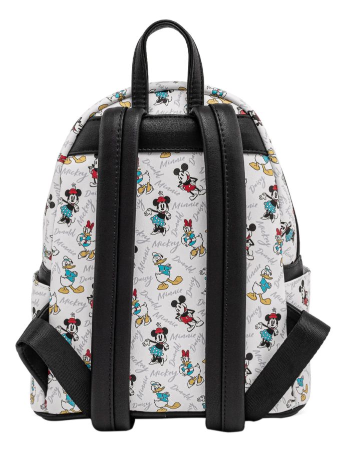 Pop Weasel - Image 4 of Disney - Friends Print Black Trim US Exclusive Mini Backpack [RS] - Loungefly - Bags, Wallets & Purses - Image - Pop Weasel